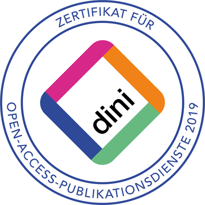 DINI - Zertifikat für Open-Access-Publikationsdienste 2019
